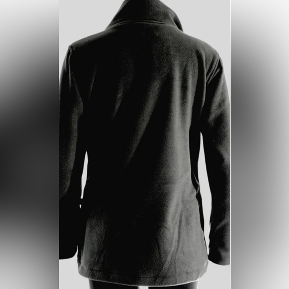 Leopards and Roses Short Fleece/Gheri Bone Button Jacket Size XL - Picture 2 of 11